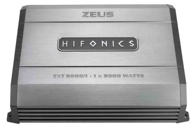 HiFonics Endstufe 5000/1 Draufsicht HiFonics Endstufe 5000/1 Draufsicht