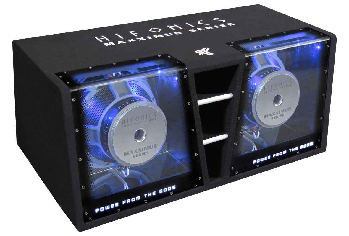Hifonics MXZ12DUAL vorne links Hifonics MXZ12DUAL vorne links