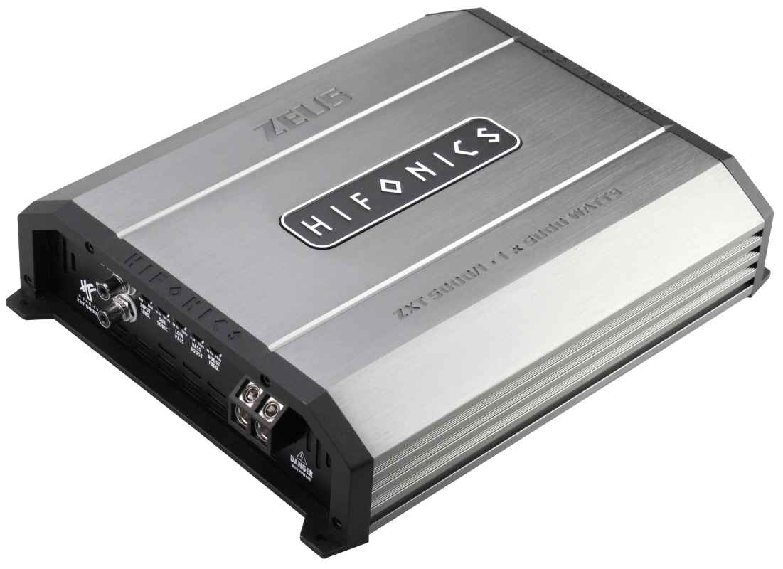 HiFonics Endstufe ZXT 5000/1 von links HiFonics Endstufe ZXT 5000/1 von links