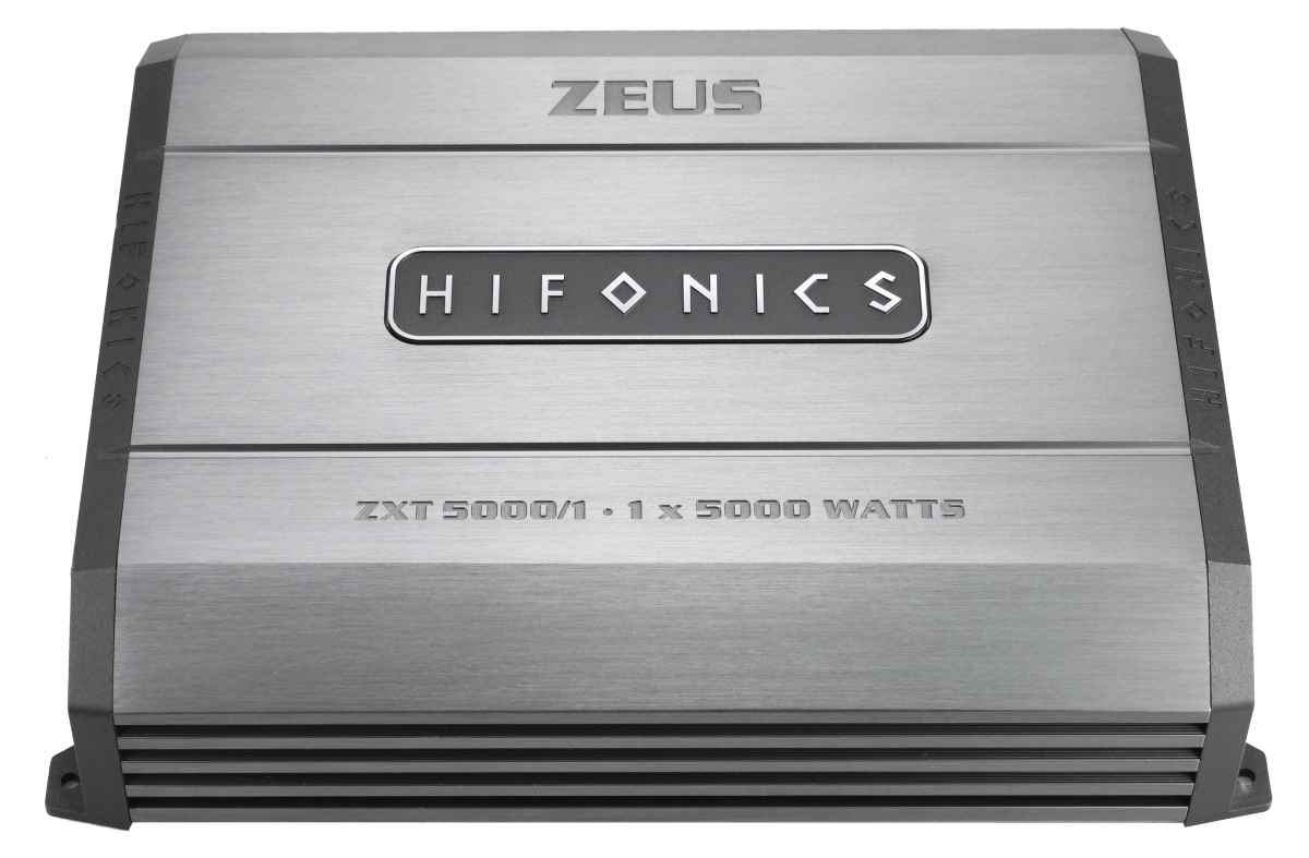 HiFonics Endstufe 5000/1 Draufsicht HiFonics Endstufe 5000/1 Draufsicht