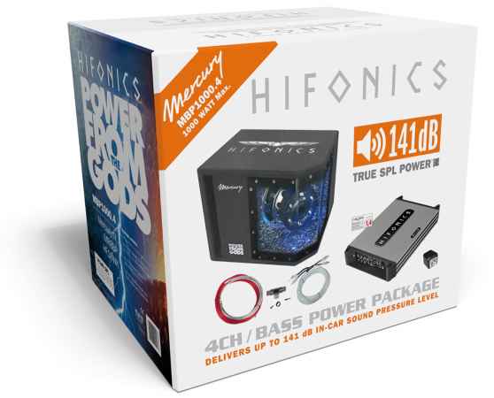 Hifonics MBP1000.4 verpackt